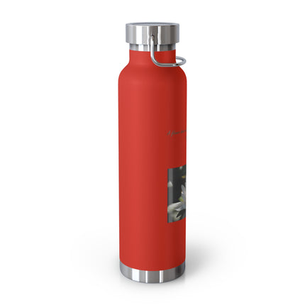 Zen Serenity Copper Bottle – 22oz Lotus Design for Mindful Living