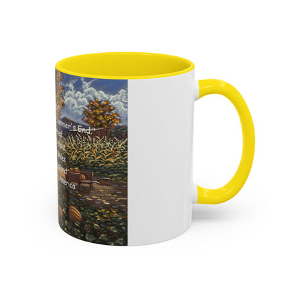 Samhain Accent Mug – 11oz Ceramic Cup with Pumpkin Spice Wit