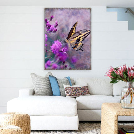 Machaon Art Wooden Wall Art by Nature Wonders - Nature Wildlife Decor  - 95391B-3