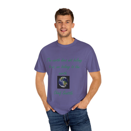 Eco-Friendly T-Shirt – “We Belong to the Earth” Design