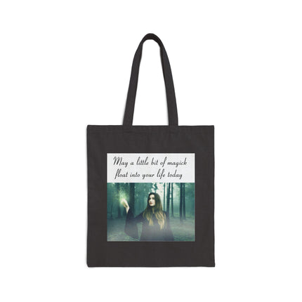 Tote Bag — 'May a little bit of magick float into your life today' Mystic Forest Canvas Tote
