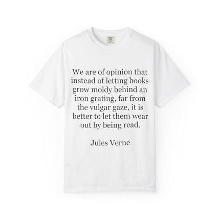 Jules Verne Quote T-Shirt — Literary Quote Tee for Book Lovers