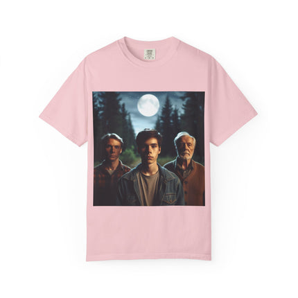 Wiccan God Trio Moonlit Forest T-Shirt — Youth, Father, Sage