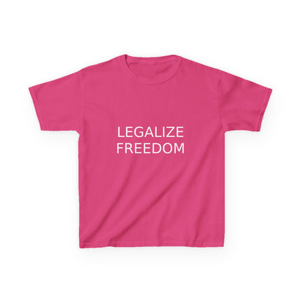 Legalize Freedom Kids Tee – Heavy Cotton Statement Shirt