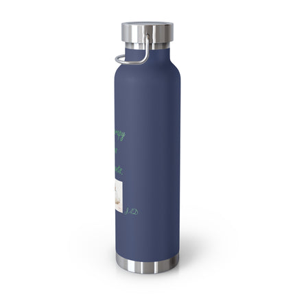 Aromatherapy Insulated Water Bottle - 22oz - Positive Vibes for Wellness