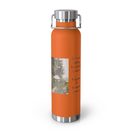 Insulated Bottle — Inspirational Photo & Quote 22oz