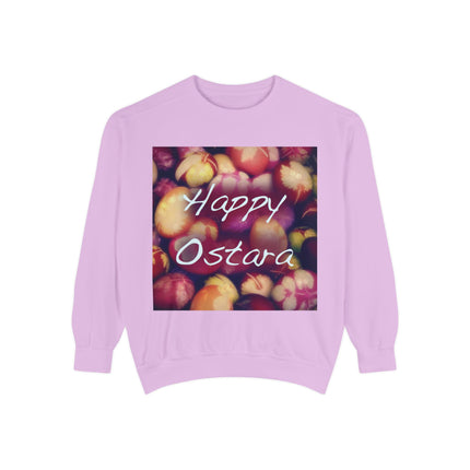 Happy Ostara Unisex Garment-Dyed Sweatshirt