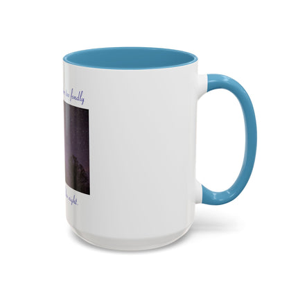 Starry Night Coffee Mug — “I have loved the stars too fondly” Accent Mug