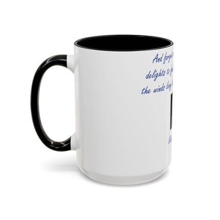 15oz Ceramic Mug with Khalil Gibran Quote | Earth Accent Cup