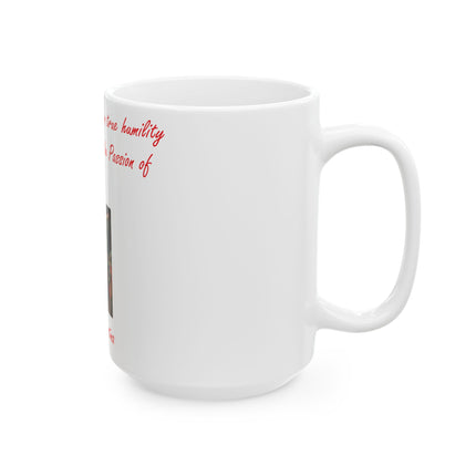 Saint Faustina Quote Mug – Reflect on Jesus – 15oz Ceramic
