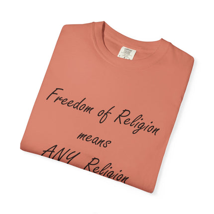 Freedom of Religion Unisex T-Shirt - Comfortable & Statement-Making Tee for All Beliefs
