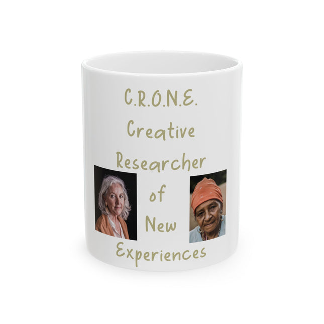 C.R.O.N.E. Ceramic Mug – 11oz Gift for Creative Wisdom Seekers