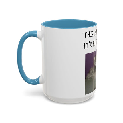 Kitty Glitter Mug – 15oz Accent Ceramic Cup for Cat Lovers