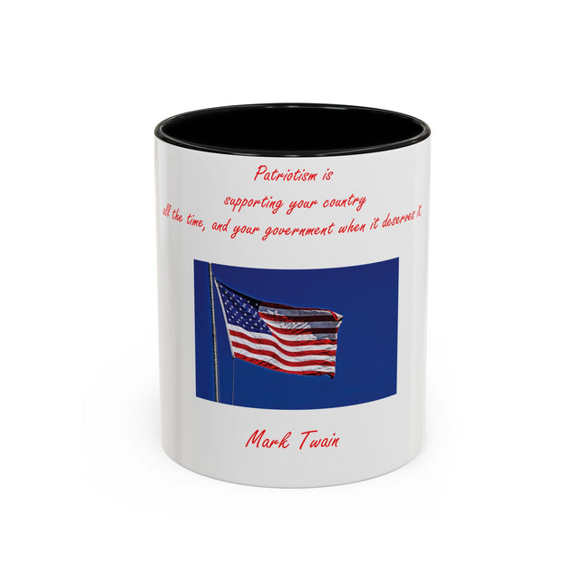 Mark Twain Quote Mug – Patriotic 11oz Accent Mug