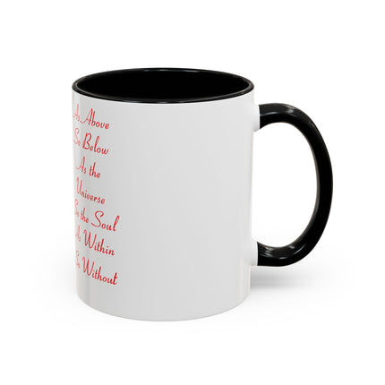 Mystical Accent Mug – “As Above, So Below” Enchanting Design, 11oz
