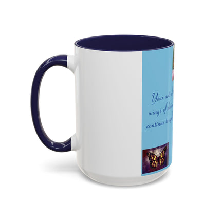 Butterfly Coffee Mug – Rumi Quote – 15oz Ceramic Drinkware