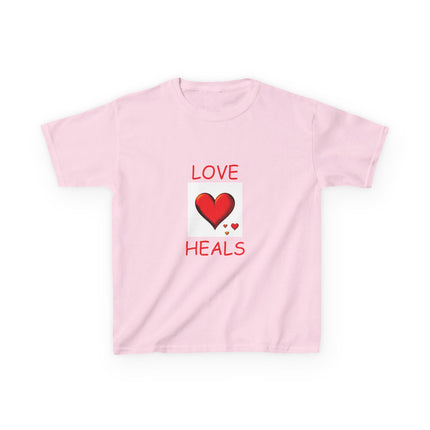 Kids Love Heals T-Shirt – Uplifting Cotton Tee for Everyday Joy