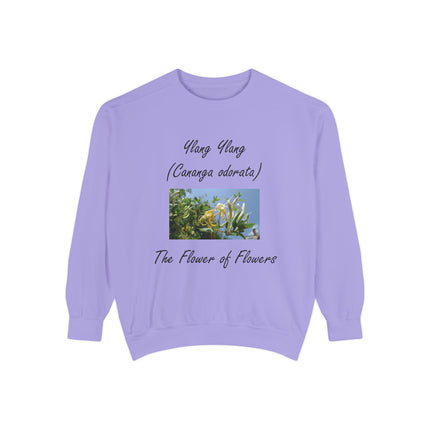 Unisex Ylang Ylang Sweatshirt – Floral Comfort for All Seasons