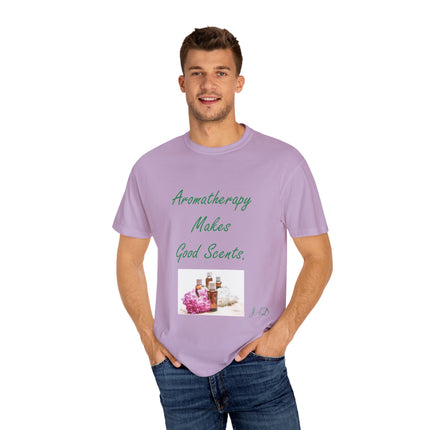 Aromatherapy T-Shirt – “Makes Good Scents” Design (Unisex)