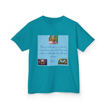 Kids Tee with Butterfly Design – Inspirational Nature Gift