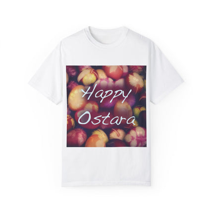Ostara Celebration Tee – Unisex Garment-Dyed Shirt with Egg Motif