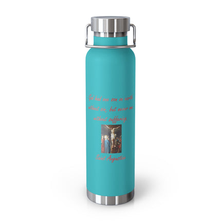 Saint Augustine Bottle – 22oz Insulated Travel Flask with Quote