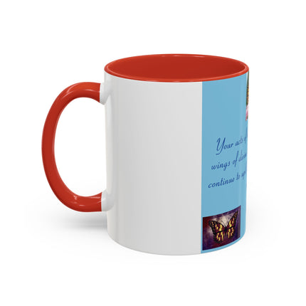 Inspirational Butterfly Coffee Mug – Rumi Quote – 11oz