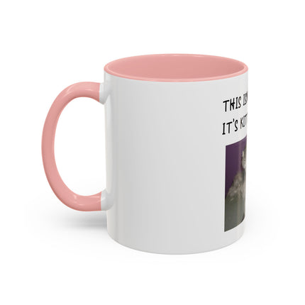 Kitty Glitter Coffee Mug — "This Isn't Cat Hair, It's Kitty Glitter" Accent Mug