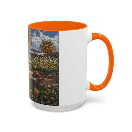 Samhain Accent Mug – 15oz Ceramic Cup with Pumpkin Spice Wit