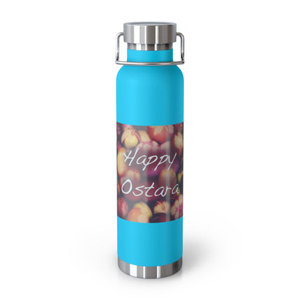 Happy Ostara Copper Bottle — 22oz Vacuum Water Bottle Celebrating Spring Equinox