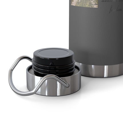 22oz Insulated Bottle with Inspirational Quote – Copper Vacuum Flask