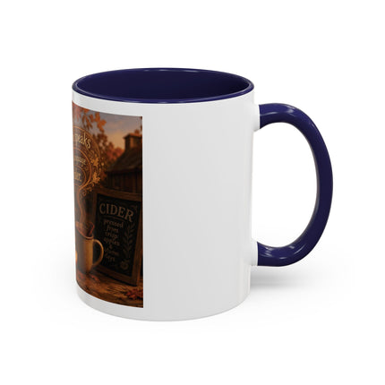 Autumn Speaks Coffee Mug — Fall Cider Rustic Accent Mug