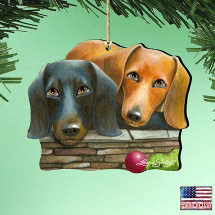 Where Is the Ball Wooden Ornaments Pets by Laura Seeley - Pets Dog and Cats Decor - 8511016-LS-2
