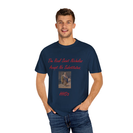 Unisex Garment-Dyed T-shirt - The Real Saint Nicholas Design