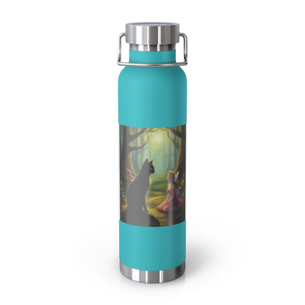 Enchanted Forest Water Bottle - 22oz Vacuum Insulated with Artwork
