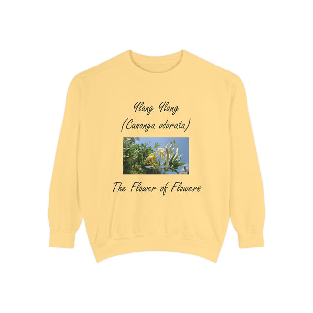 Unisex Ylang Ylang Sweatshirt – Floral Comfort for All Seasons