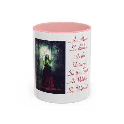 Mystical Accent Mug – “As Above, So Below” Enchanting Design, 11oz