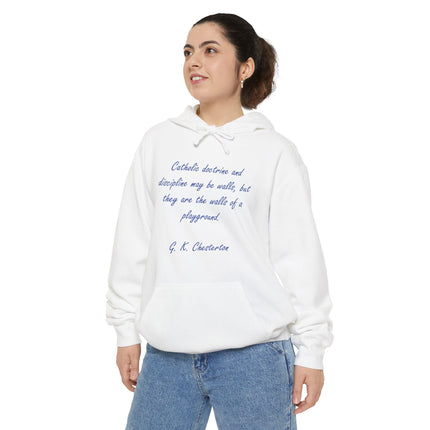 Catholic Doctrine 'Walls of a Playground' Hoodie