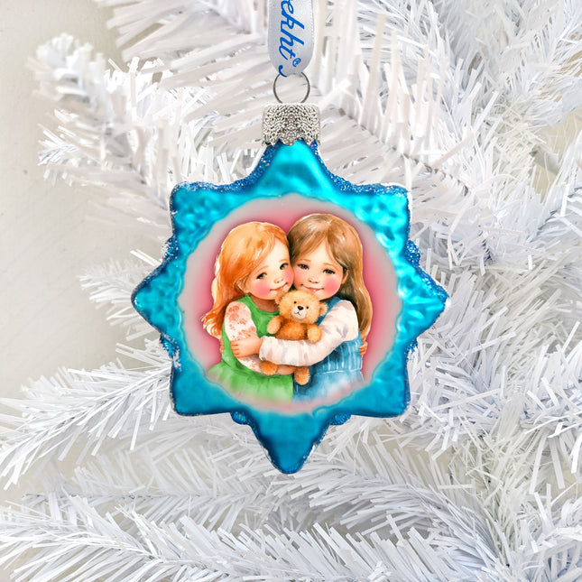 Sister's Love Mercury Glass Ornaments by G. Debrekht - Christmas Decor - 776010-0