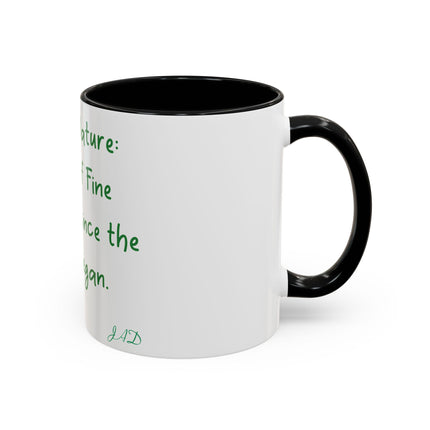 Mother Nature Accent Mug – 11oz Ceramic Cup for Nature Lovers