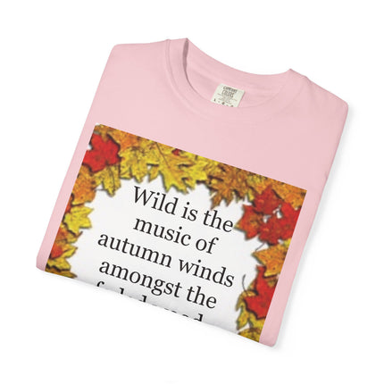 Wordsworth Autumn Quote T-Shirt