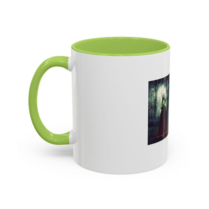 Blessed Be the Witches Accent Coffee Mug — Witchcraft Poem, Gothic Pagan Gift