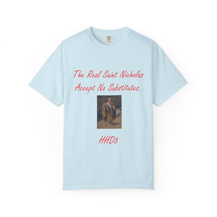 Unisex Garment-Dyed T-shirt - The Real Saint Nicholas Design