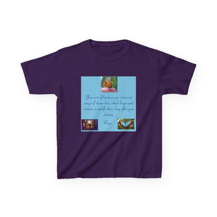 Kids Tee with Butterfly Design – Inspirational Nature Gift