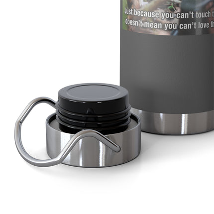 Be Kind to Feral Cats 22oz Vacuum Bottle — Insulated Travel Bottle for Cat Lovers