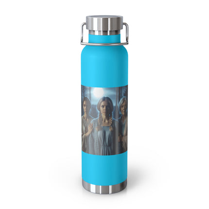 Mystical Copper Flask – 22oz Insulated Bottle with Wiccan Charm