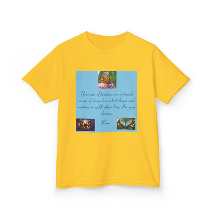 Kids Tee with Butterfly Design – Inspirational Nature Gift