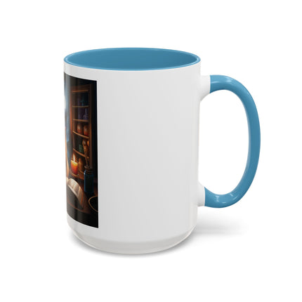 Moonlit Witch Cats Coffee Mug — Gothic Cat Magic Tea Cup (11/15oz)