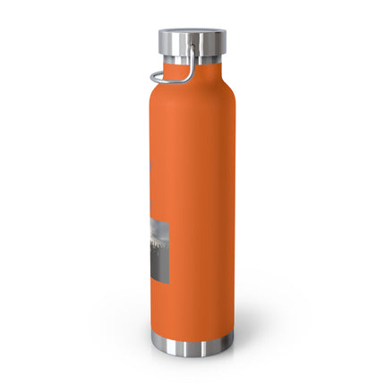 22oz Insulated Water Bottle — 'Pray for Peace' Matte Copper Vacuum Flask