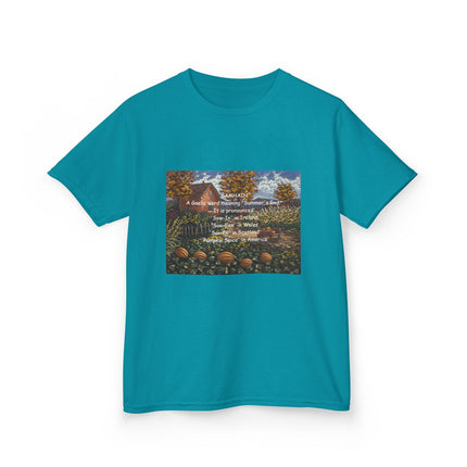 Inspirational Kids Heavy Cotton Tee - Cozy & Uplifting Design for Everyday Wear